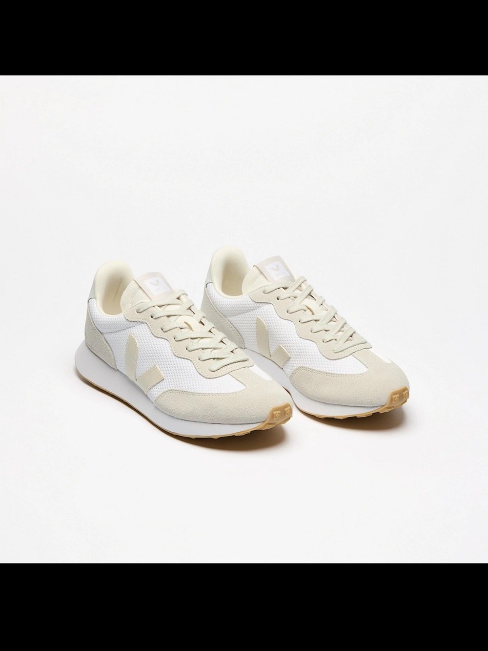 VEJA Rio Branco II Beige and White Women’s Sneakers